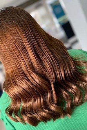 red-hair-colours at Tiffany France Salon in Kent